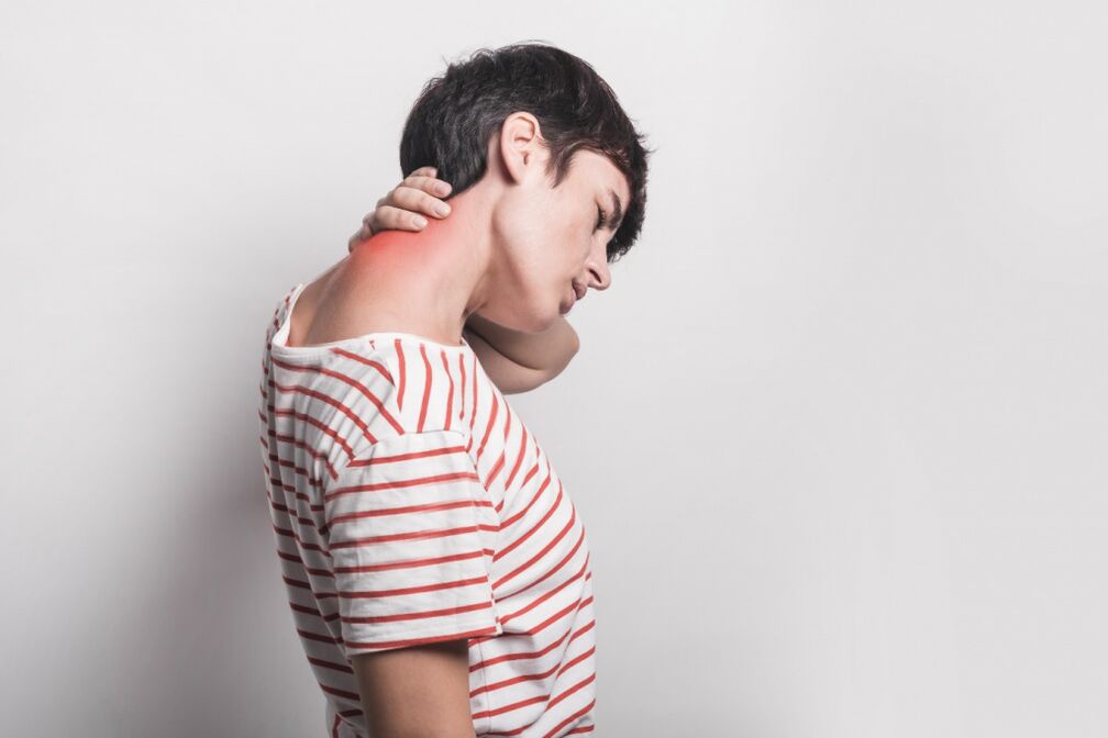 Bolest v důsledku osteochondrosy krční páteře